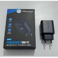 NEW HIKARU HKHC CHARGER ADAPTOR - 48 BLACK POWER CHARGER MINI PD 25 W