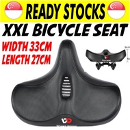 Extra Large Saddle Seat Spring Suspension Comfort Cushion Bicycle Ebike