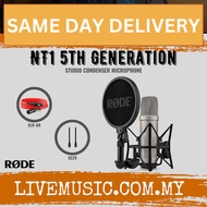 Rode NT1 5th Generation Studio Condenser Microphone - Black / Nickel ( NT1GEN5 )