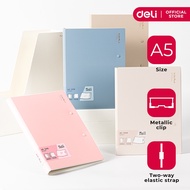Deli NS177 A5 Foldable Student Folder Portable Clipboard File Folder