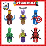 Marvel Minifigure model of Groot costume superhero character - Creative Assembling Toy - XINH X0225