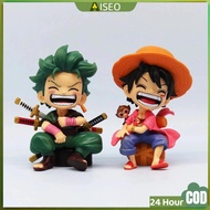 ◤Realpict◢ One Piece Action Figure Zoro Roronoa Resin Lufyy Koleksi Pajangan Anime