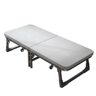 Folding Bed Single Bed Household Portable Multifunctional Recliner Office Simple Noon Break Bed Adul