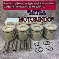 Piston assy-seher-piston mitsubishi canter hdx 125ps/136hdx Std-0.50 4pcs type asli