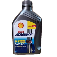 High quality Shell advance ultra scooter 5W40 oil, 0.8 liter bottle synthetic oil