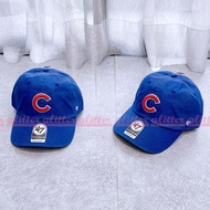 Glitter47brand 47 MLB Clean Up Chicago Cubs Blue Soft Cloth Old Hat Baseball Cap