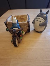 龍貓三輪車花盆擺件 已絕版