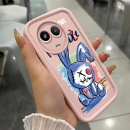 HP Phone Case for Realme C67 12 Lite Case Rabbit Pattern Original Cartoon Trend Silicone Phone Case 