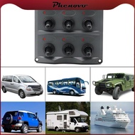 [Phenovo] 12V-24V Waterproof 12V-24 Marine Type Electric Maneuvering Toggle Switch Panel