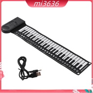 Keyboard Piano Roll Up Electric Piano for Beginners Foldable 49 Keys Electronic Piano Easy Install