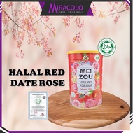 MIRA OUFEN HALAL MEI ZOU Red Dates Rose Fruits and Lotus Root Powder Natural Fruity Diet Meal Replac