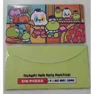 Sampul Duit Raya (SDR) US Pizza 2025 - 1pair of 2pcs
