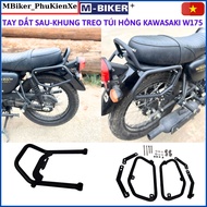 W175 handlebar, w175 rear handlebar, w175 baga, kawasaki w175 accessories, mbiker