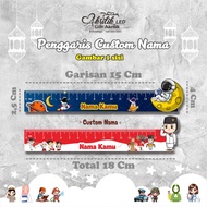 Custom Name Ruler Cute Acrylic Ruler/ Cute Character Ruler/ Children's Ruler/