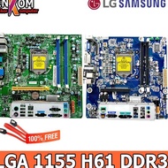 . Motherboard Mainboard Mobo Intel LGA 1155 H61 OEM Onboard EGK