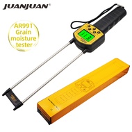 เครื่องวัดความชื้นเมล็ดพืช SMART Sensor AR991 เครื่องวัดความชื้นเมล็ดพืชแบบ LCD ดิจิตอลสำหรับข้าวสาล