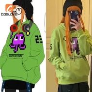 Anime Persona 5 Futaba Sakura Cosplay Hoodie - Cute Green Long Sleeve Coat for Women