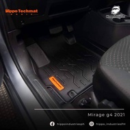 Mitsubishi Mirage G4 2012-2025 Basic Hippo Techmat Deep Dish Matting ( 1st -2nd row )