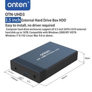 onten - UHD3 3.5 吋外接硬碟盒 SSD SATA HDD 附線和電源轉接器