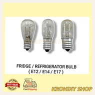 15W E14 E17 Light Bulb for Salt Lamp / Fridge / Mentol Lampu Garam THL  Fridge Bulb 2607/2608/2609