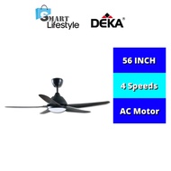 Deka Ceiling Fan With Led Light &amp; Remote Control Model:V1