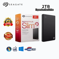 Seagate Hard Drive 1TB/2TB/4TB/5TB/6TB Backup Plus Slim External Hard Drive HDD Portable Hard USB 3.