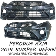 PERODUA AXIA 2019 E SPEC FRONT BUMPER AXIA ALD FRONT BUMPER BUMPER DEPAN