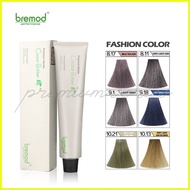 ☬ ✿ ◿ Bremod Premium 100ml Hair Color Cocoa Butter Dyed Cream Ash Gray Dust 0.00 Brown Pink Blond