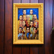 Auspicious Picture K01 Thai King Photo Frame With Size 4 x 6 Inches
