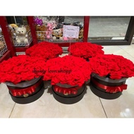 Terlaris Bloom Box Besar Flowers Flanel / Buket Bunga Mawar / Bunga