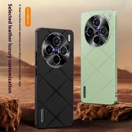 Hight End Plain Leather Shockproof Case For VIVO X200 Ultra X200S X200 X100 Pro X200 Pro Mini X100 U