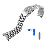 22mm Diving Stainless Steel Strap For Casio Duro Mdv107-1A MDV106-1A Watch Wristband 3 Styles Bracel