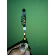 Miniature Indonesian train signals 1:87 6cm train toy