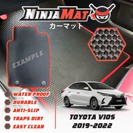 𝗡𝗶𝗻𝗷𝗮𝗠𝗮𝘁 Toyota Vios 2019-2022 Car Floor Mat and Carpet