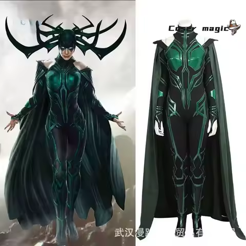 Movie Avengers Hela Cosplay Costume Uniform Halloween Carnival Party Christmas Play Role Clothes Clo