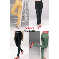 CCTOYS 1/6 Soldier CC025 Women's Casual Ripped Slim-fit Jeans Ready Stock