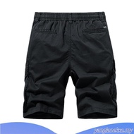 DRAWSTRING GARTERED SIX POCKET CARGO SHORTS FOR MENS PREMIUM QUALITY FABRIC COTTON STRECH NO FADING