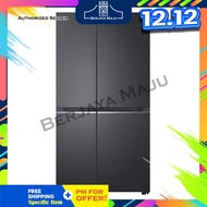 LG Nett 655L Side By Side Inverter Refrigerator GC-B257SQVL (Matte Black)