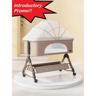 Baby Crib Rocker Bassinet Bed Multifunctional Mobile Crib For Baby yleig
