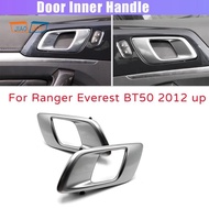 HYS ขวาภายในรถประตูด้านในสำหรับ Ford Ranger 2012-2021 Everest 2015-2021 Mazda BT50 2012-2019 Sier สีเทา