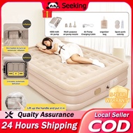 Free Pillow Tilam Angin Inflatable Air Bed 25/40CM Automatic Pump Single/Double/Queen/King Portable 