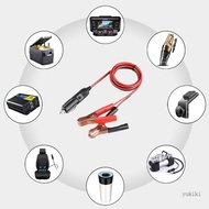Kiki 12V-24V Jumper Battery Charge Cord Alligator Clamp to Male  Extension Cable