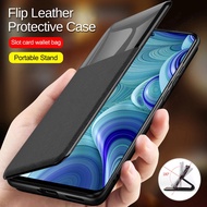 360 Leather Business Smart Window View for Samsung Galaxy A53 5G A33 A73 A13 A52 A23 A 72 A51 A71 A32 A22 5G 4G Flip Magnetic Case Cover