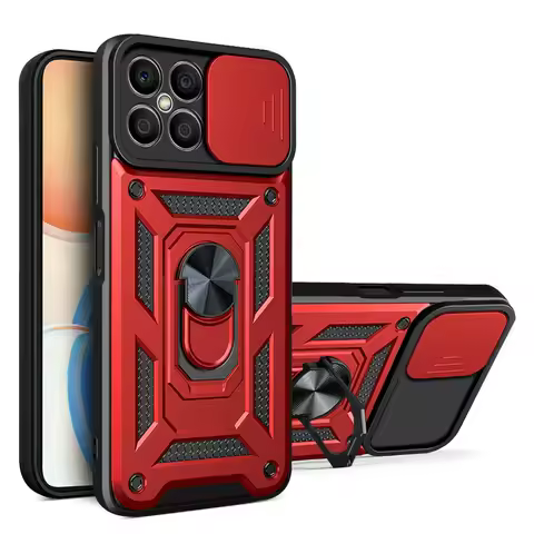Camera protect case for Honor X7A X8A X8 X9 X7 X6 Honor 70 50 X30 X30i 50 SE Armor Hybrid Ring Back 