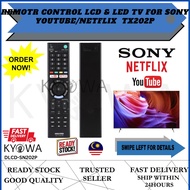 REMOTR CONTROL LCD & LED TV FOR SONY YOUTUBE/NETFLIX  TX202P (SN202P)