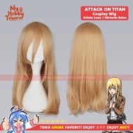 Anime Attack On Titan AOT Cosplay Fake Hair Wig : Krista Christa Renz Lenz Historia Reiss