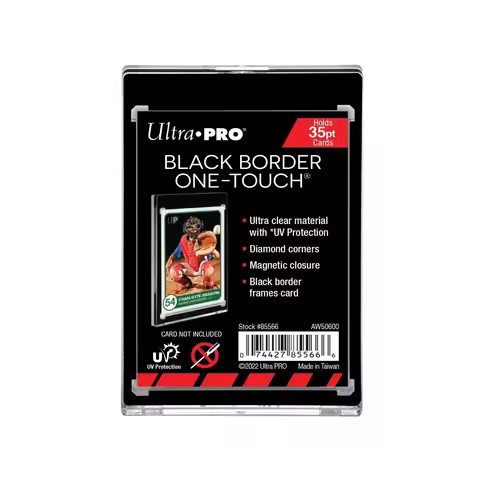 Ultra PRO ONE‑Touch Magnetic Card Holder 35pt Black Border with UV Protection