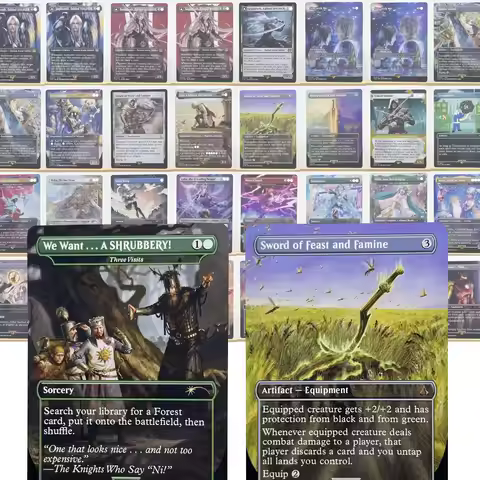 SLD HOLO24--001 Tcg Proxy Cards Sword of Feast and Famine Liliana of The Dark Realms Ramses, Assassi