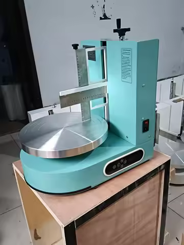 Automatic Crepe Cake Machine 6-14 Inches Birthday Cake Cream Spreading Coating Smoothing Machine Mul