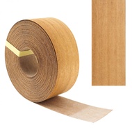 2 in x 50 ft (5 cm x 15 m) Teak Hot Melt Adhesive Wood Edge Banding for Cabinet / Plywood Table / Fu